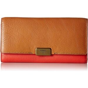 Fossil Wallet / Clutch in Camel